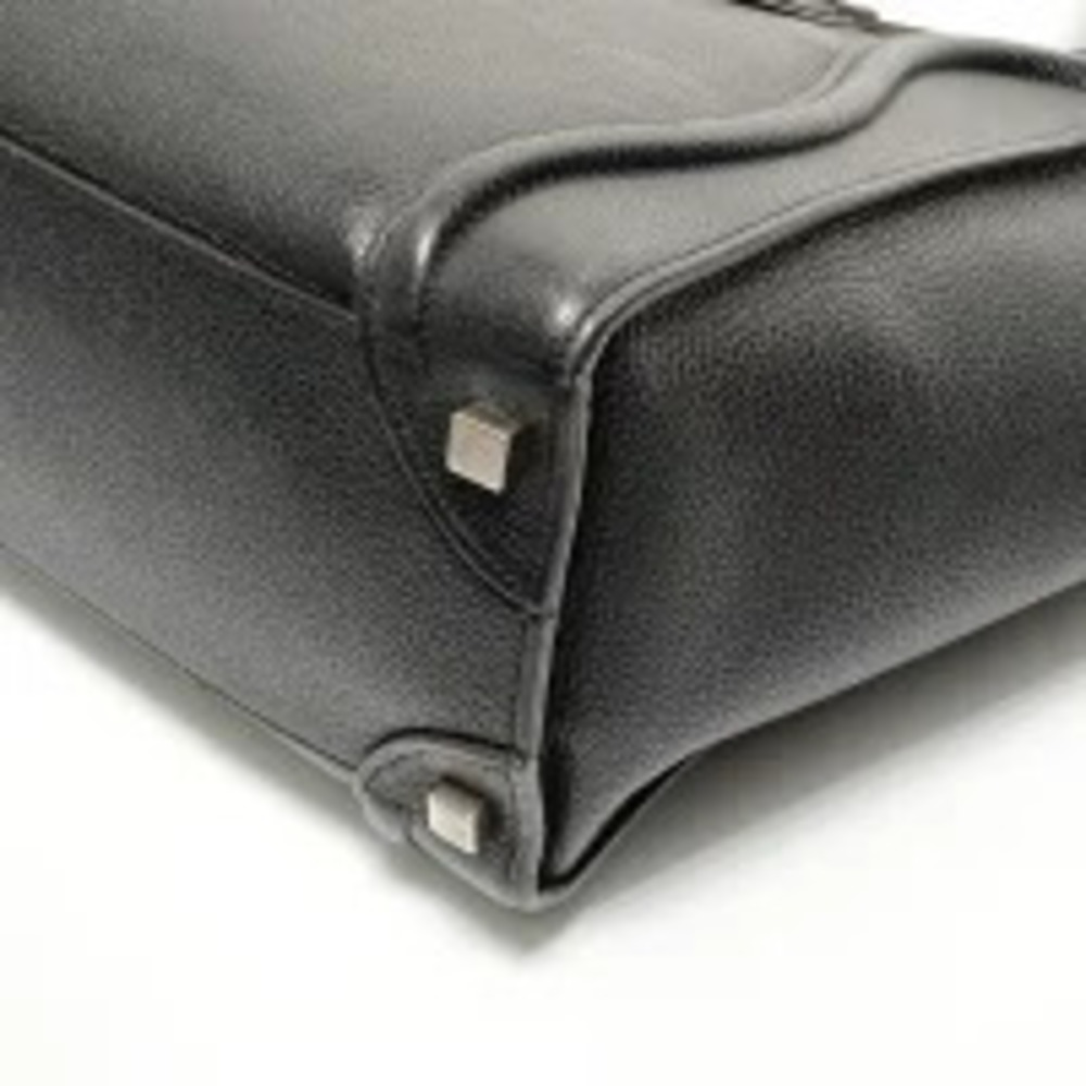 Celine Luggage Leather Handbag Black - Picture 6 of 11